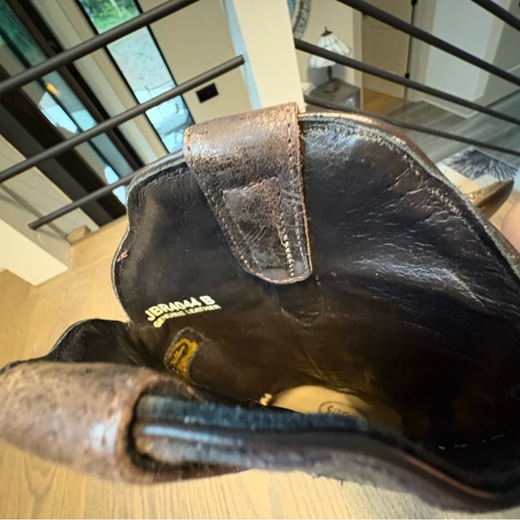 J.B. Dillon Brown Western Heeled Boots - Picture 3 of 8